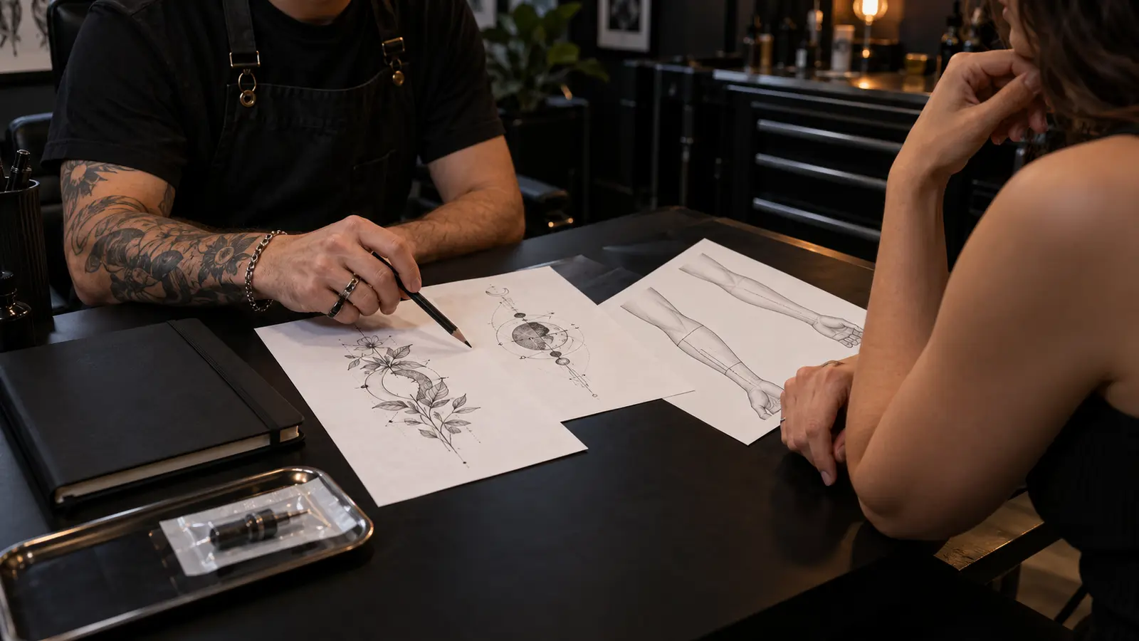 Подготовка за първа татуировка в Tattoo Studio Arty, тату студио в София